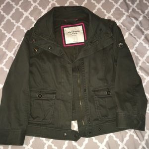 Green army jacket